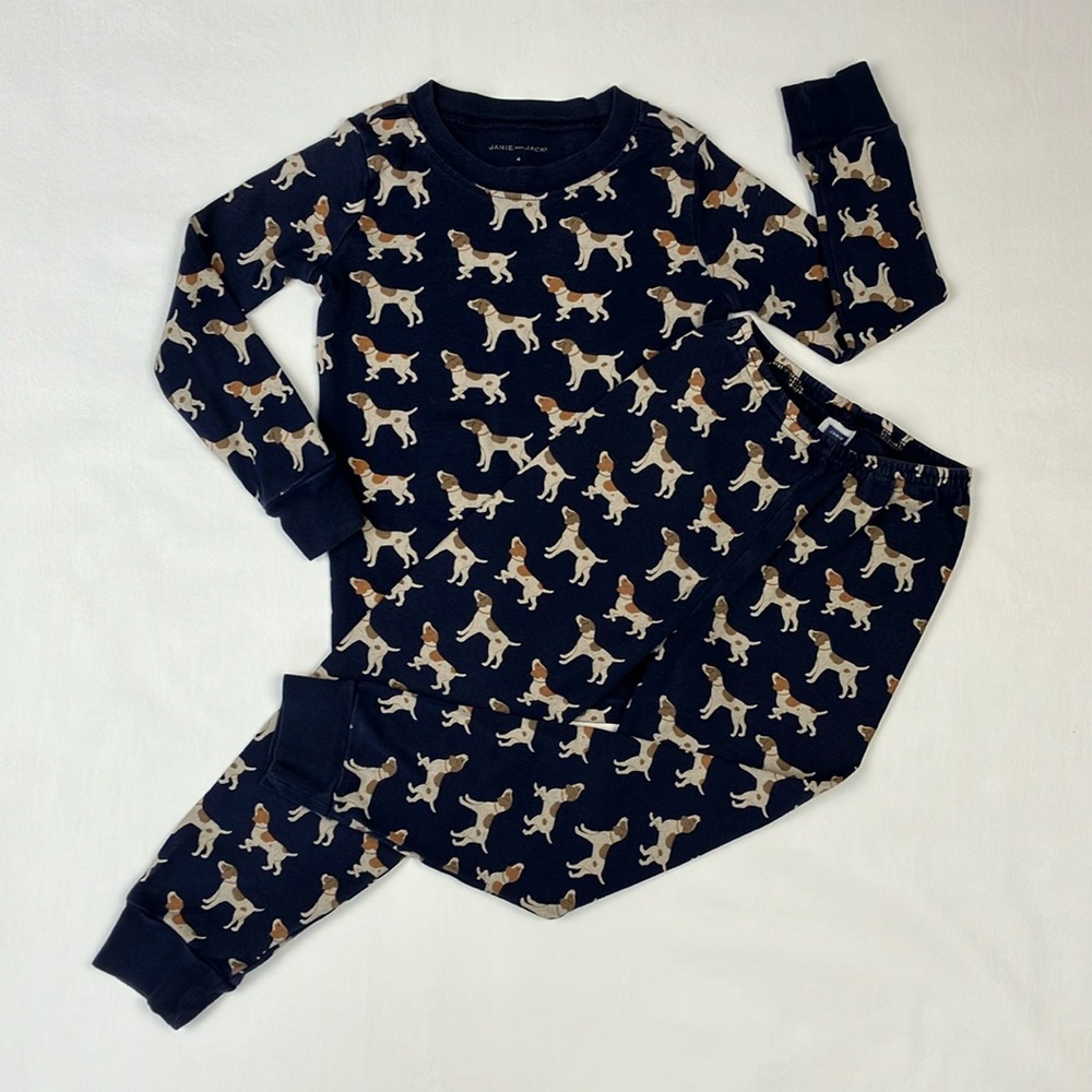Janie & Jack Beagle Pajamas